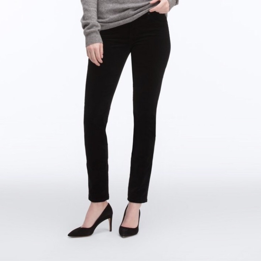 AG “The Stilt Cigarette Leg” Corduroy Jeans